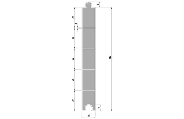 Wrapped UPVC Fence Panels (20mm)