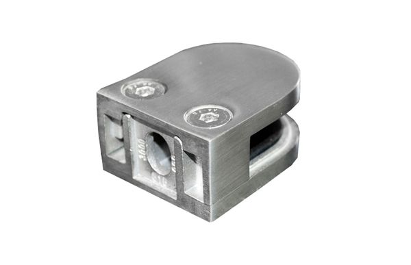 Stainless Steel Glass Clip (Flat Back)