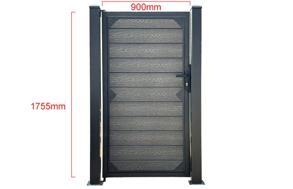 Steel Framed Garden Gate (With Cladding)