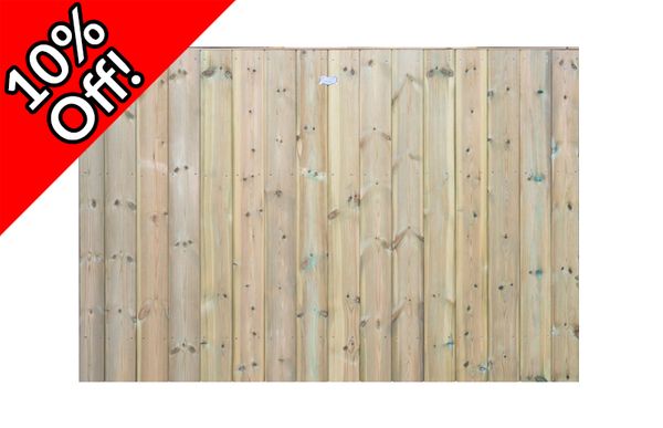 Tongue & Groove Fence Panel (Pressure Treated)
