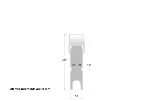 Bow Top Gloss UPVC Plastic Fence Panels