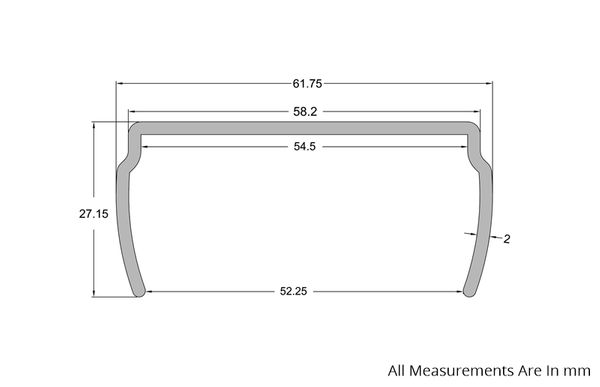 Woodgrain Wrapped uPVC Utility Strip