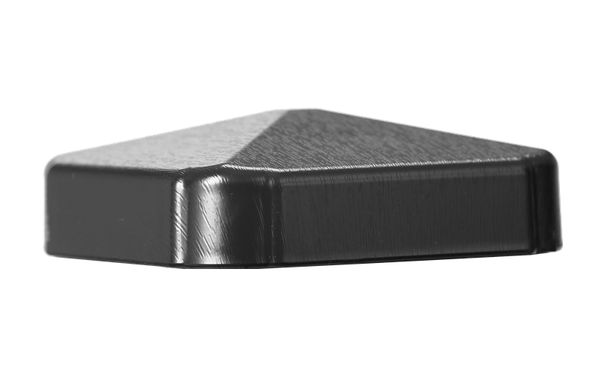 Woodgrain Wrapped Flat uPVC Post Cap