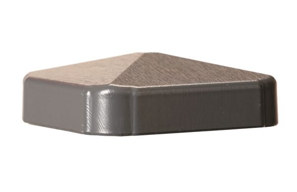Woodgrain Wrapped Flat uPVC Post Cap
