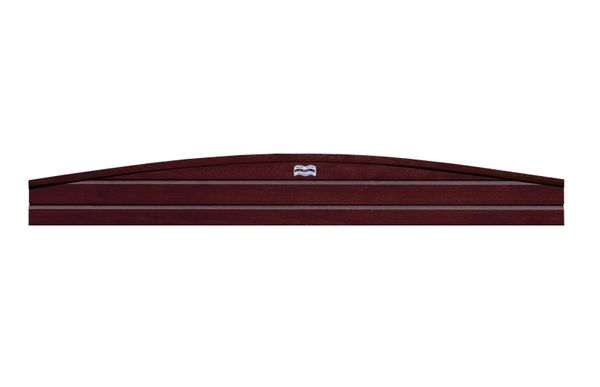 Rosewood Woodgrain Wrapped uPVC Bow Top
