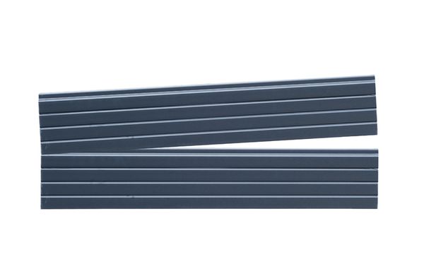 Anthracite Grey Woodgrain Wrapped uPVC Gravel Board