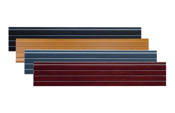 Woodgrain Wrapped UPVC Fence Panel Base
